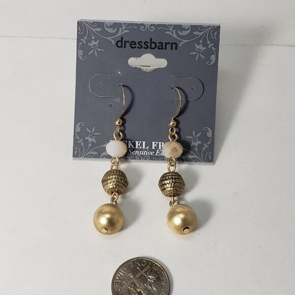 2/$30 Gold tone Multi color Beaded Drop Dangle Earrings, 2-in  - Women  Jewelry - Picture 8 of 8